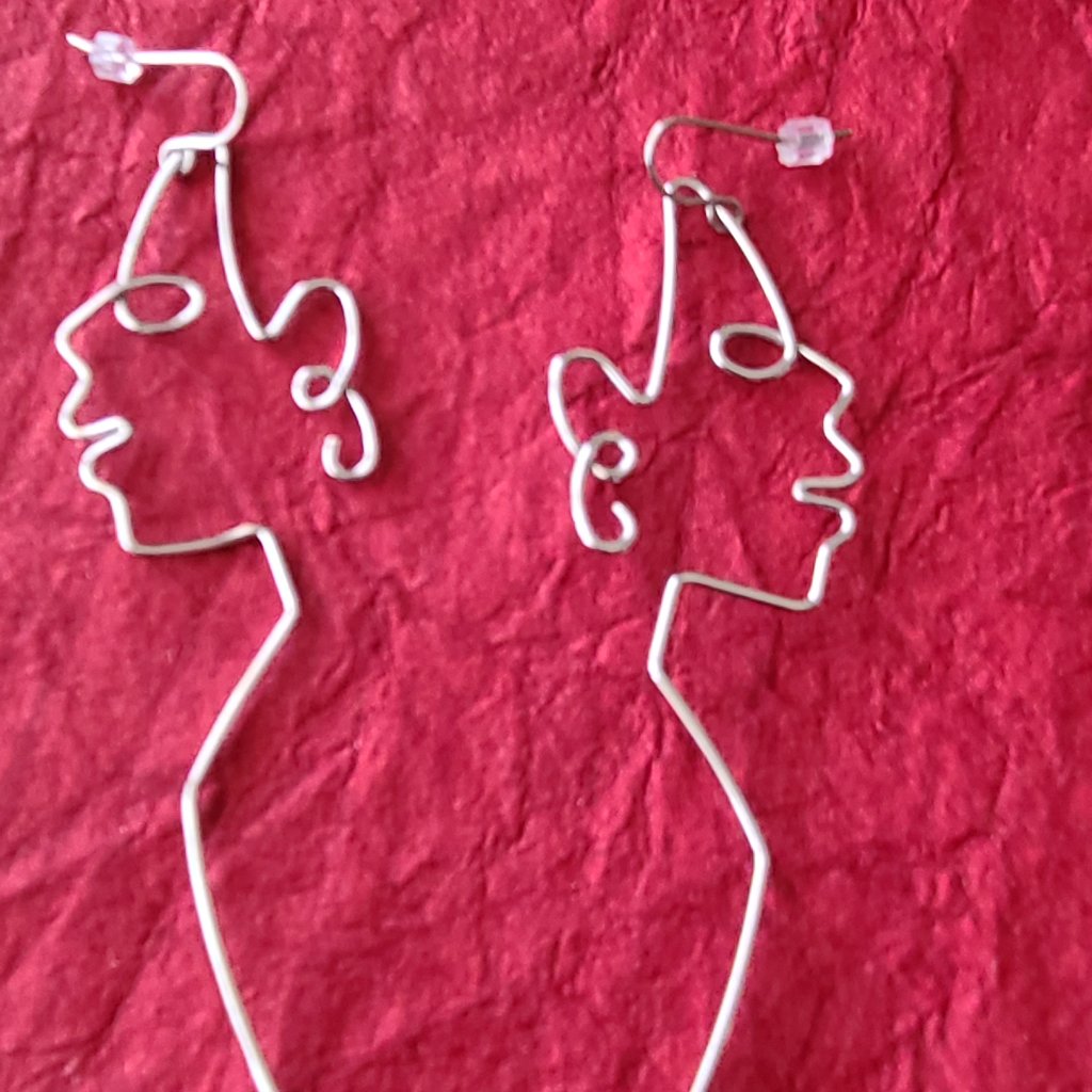 African Face Earrings-Custom Earrings-Fashion Earrings-Boho